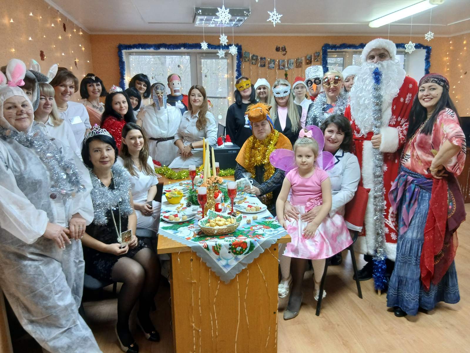 В санатории «Машиностроитель» состоялся смотр-конкурс новогодних украшений отделов