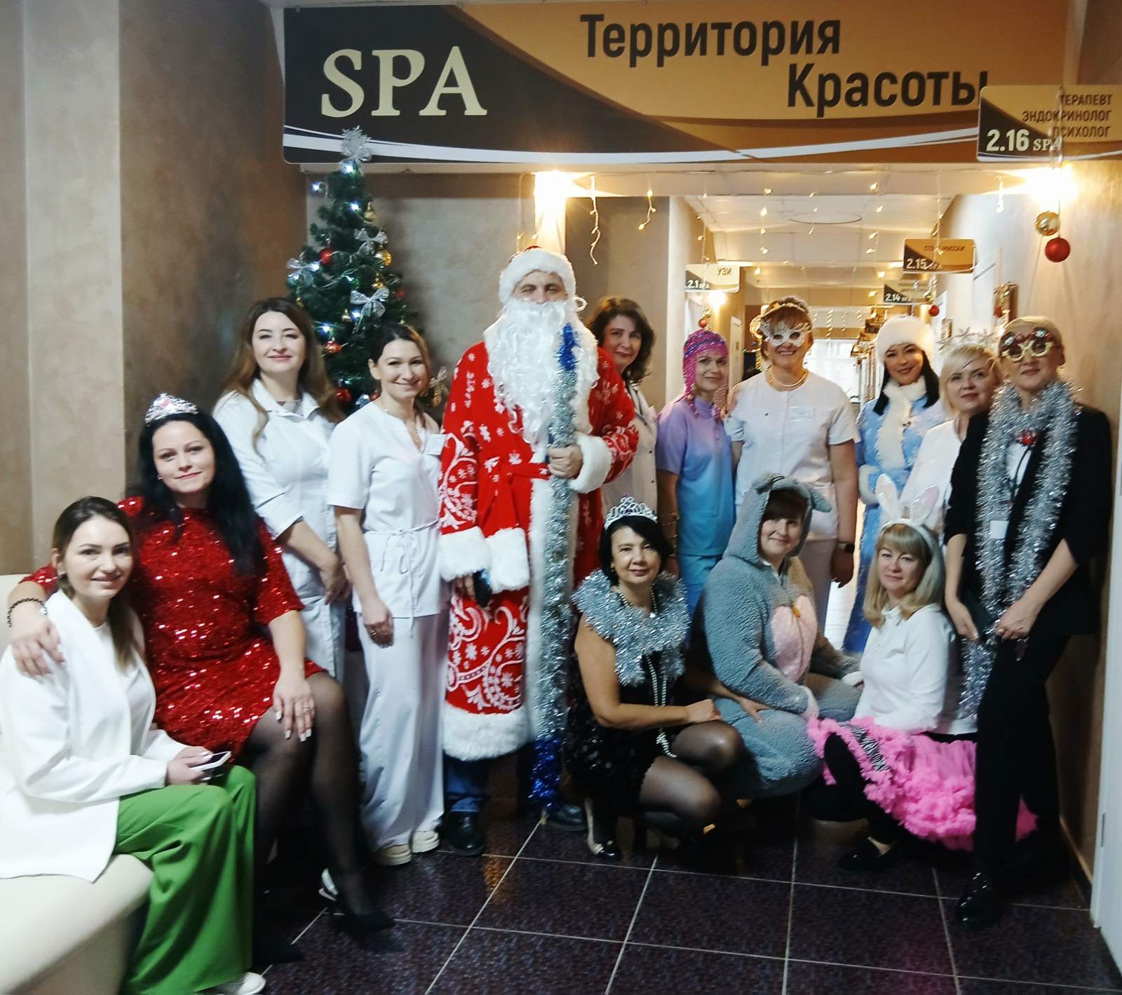 В санатории «Машиностроитель» состоялся смотр-конкурс новогодних украшений отделов
