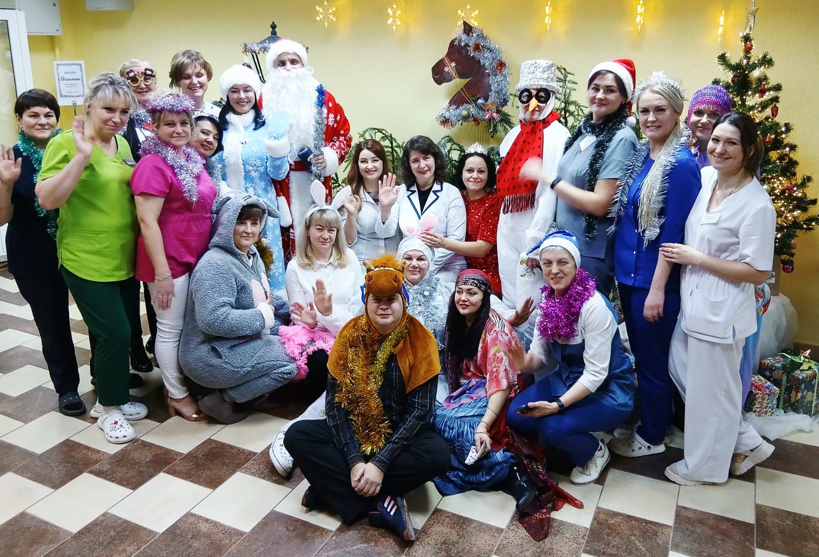 В санатории «Машиностроитель» состоялся смотр-конкурс новогодних украшений отделов